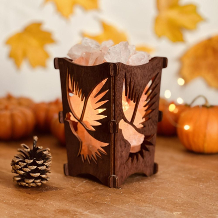 Соляной светильник «Корзина «Птица» 1кг