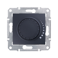 Светорегулятор проходной, поворотно-нажимной, Schneider Electric Sedna, графит, SDN2200570