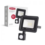 Прожектор MAXUS FL-04 20W 5000K sensor, 1-MFL-04-2050s