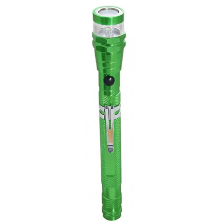 Фонарик АСКО-УКРЕМ ДМ-50 с выдвижным магнитом зеленый