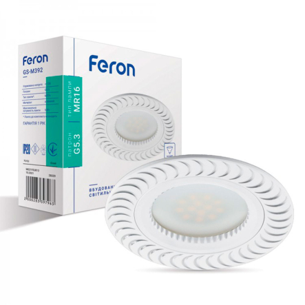 Светильник точечный Feron GS-M392, MR-16, G5.3, белый, 4267 - 1