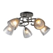 Люстра VALESO V 6332-5 BK+CR