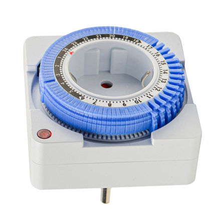 Реле времени розеточное электромеханическое суточное АСКО-УКРЕМ URate STD-24 AC 230В, 16A, A0010230008