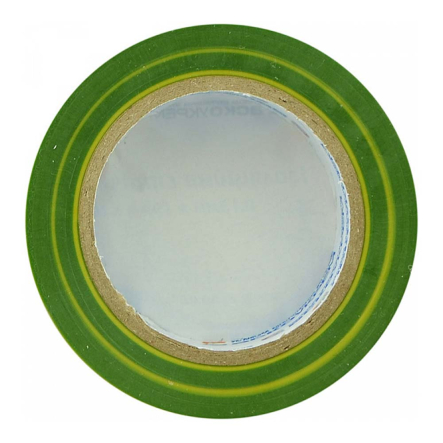 Изолента 0,13мм х 19мм 10м жёлто-зелёная, АСКО-УКРЕМ, A0150020008