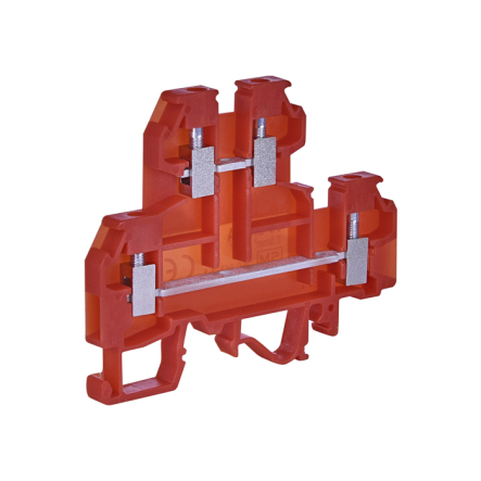 Клема гвинтова-живлення дворівнева ETI 3901245, VS 2.5 NA+ (2,5 mm2 червона) - 1