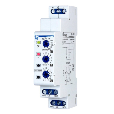 Реле часу Novatek-Electro REV-120N (затримка включення), NTREV120N - 1