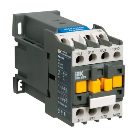 Контактор IEK КМИп-22510, 25А, 220В, АС3 1НО, KMD21-025-220-10