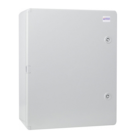 Корпус АБС-пластик АСКО-Укрем, ударостойкий, с монтажной панелью, непрозрачные дверки, 40*50*24, ІР65, A0270010021 - 1