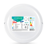 Светильник светодиодный TITANUM, 20W, 6500K, IP65, круглый, TL-BHR-206