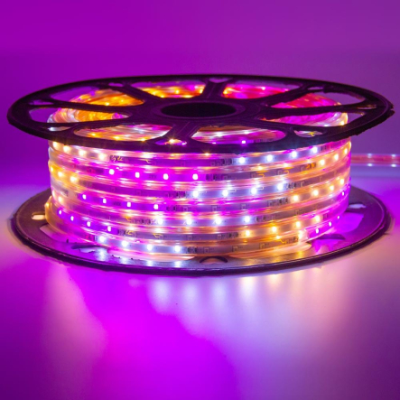 Светодиодная лента RGB Multi-Color 220V smd2835 48led/м 5W/м IP65 AVT - 1