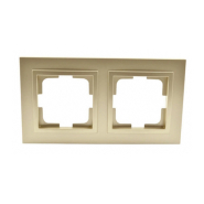 Рамка 2-а, Mono Electric, DESPINA, титан, 102-220000-161