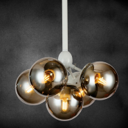 Люстра LEVISTELLA 756PL385-5 WH+BK