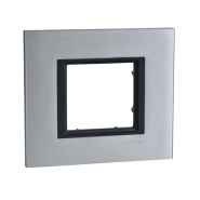 Рамка Schneider Electric Uniсa Class 1-я, алюміній, MGU68.002.7A1