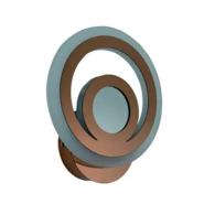 Бра настенное светодиодное SIRIUS, LI8889/1B FGD (BL+YL), 24W