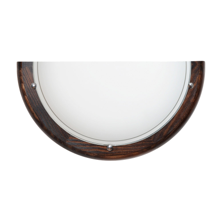 Светильник настенно-потолочный ДеКоРа, Калипсо, 1/2, E27, 1х60W, венге, 46418 - 1