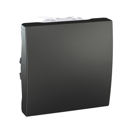 Переключатель одноклавишный, графит, Schneider Electric Uniсa, MGU3.203.12 - 1