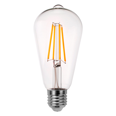 Лампа LED Filament VELMAX ST64 8 Вт, 4100K, E27, 220 В - 1