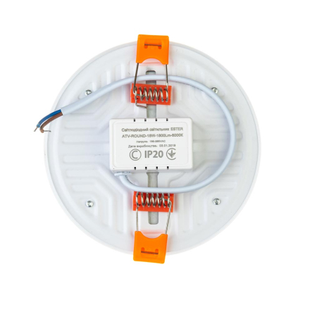 LED светильник AVT ROUND ESTER с лапками, IP20, 18W, 5000К, 1800Lm, 120 мм, 1019331
