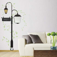 Світильник-нічник Feron NL60 Два ліхтарі, 230V, ESB, 9W E14 з мережевим шнуром, 800х150 мм