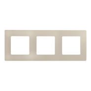 Рамка 3 поста Legrand Etika, 672513, слонова кістка