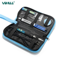 Набор Набір YIHUA 947-II (паяльник з регул.+оловоотсос+подставка+5 наконечников+припой+пінцет+кейс)