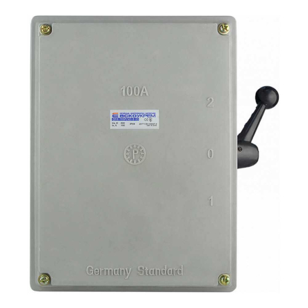 Рубильник перекидной АСКО QS5‑100P/4, 100 A, 1‑0‑2, A0100010012