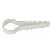 Дюбель-хомут АСКО-УКРЕМ круглий 16мм, білий (уп.50шт)