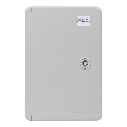 Корпус АБС-пластик АСКО-Укрем, ударостойкий, с монтажной панелью, непрозрачны дверки, 20*30*13, IP65, A0270010016
