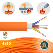 Кабель огнестойкий безгалогенный NHXH FE180/E30 4х50