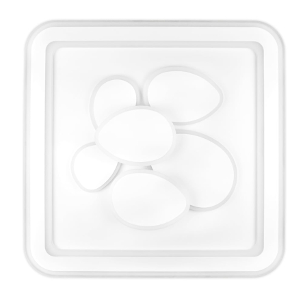 Светильник VIOLUX Smart OREO, 120W, 3000-4500-6000К, 9000Lm, 550 мм, квадрат, белый, 220405