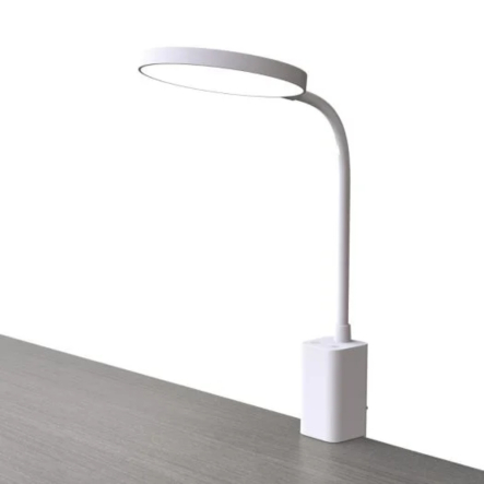 Настольная лампа аккумуляторная LED MAXUS Desk Lamp 10W, ЗССТ WH CLIP, Battery, белая