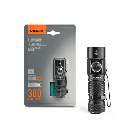 Ліхтар портативний VIDEX VLF-A351, 300Lm, 5000K - 1