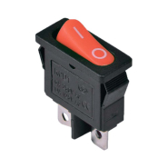 Переключатель TNSy5500687, AC 240 В, 6 A, KCD1-12-101 B/B, красный, овальная клавиша