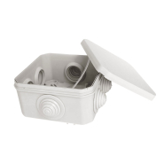 Коробка розподільна ДКС 54800, 100х100х50мм, ІР55, подвійним замком