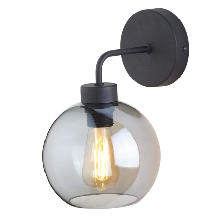 Бра TK-lighting BARI 4019, 1хЕ27х60 Вт, 22х29 см, графіт/чорний - 1