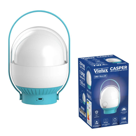 Аккумуляторный переносной фонарь Violux CASPER LED 7 Вт, 2400 мАч, 726 Лм, до 20 часов работы, 360204 - 1
