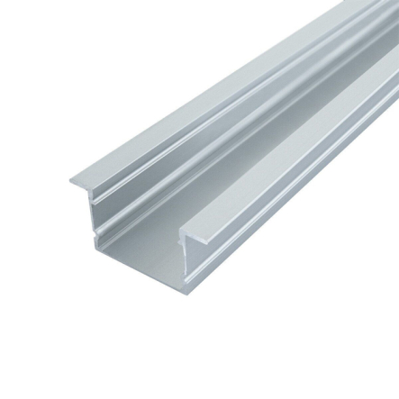Профіль алюмінієвий BIOM врізний ЛПВ20 20х30, анодований, 2м + розсіювач - 1