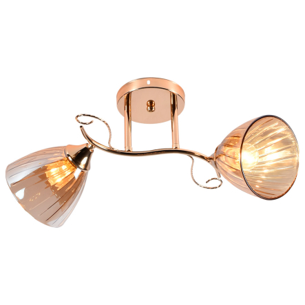 Люстра VALESO V XA1279–2 Gold на 2 плафона - 1