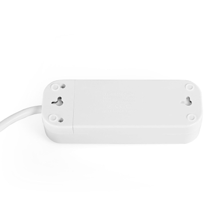 Удлинитель сетевой 3 гнезда с з/з 3м (3x1.5мм) белый, VIDEX, TF-ES316G-3W