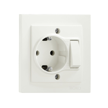 Меблева розетка, Mono Electric Despina, 250 В, 16A, 170-010002-006 - 1