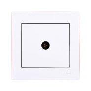 Розетка Lezard RAIN ТВ проходная, белая, 703-0288-129