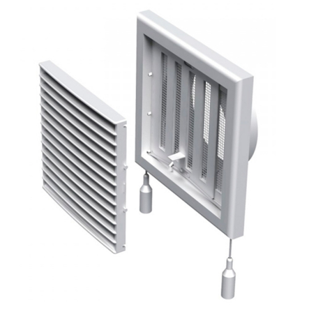 Решетка вентиляционная Вентс МВ 120 ВРс, 0000222825, ш187*в142мм - 1