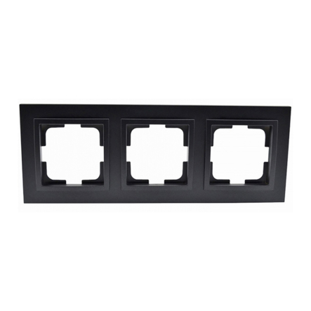 Рамка 3-а, Mono Electric, DESPINA, графіт, 102-200000-162 - 1
