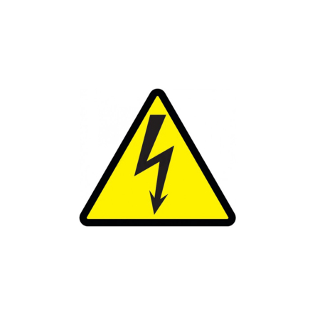 Наклейка "Знак электробезопасности" 120*120*120 - 1