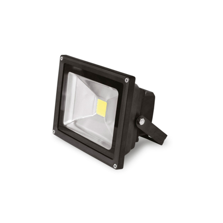 Прожектор LED Eurolamp 30W, 6500K, COB, classic, черний, LED-FL-30(black) - 1