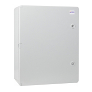Корпус АБС-пластик АСКО-Укрем, ударостойкий, с монтажной панелью, непрозрачные дверки, 35*50*19, ІР65, A0270010019