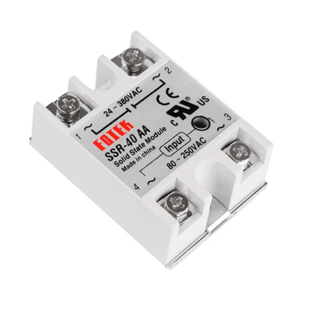 Реле твердотільне Fotek SSR-40AA, 40А, 24-380В AC - 1