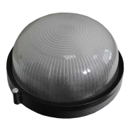 Світильник TechnoSystems НПП1301, 60W, E27, IP65, круг, чорний, TNSy5001180