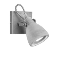 Бра TRIO 802500178, Concrete 1xGU10x35W, 10x15x18см, серый