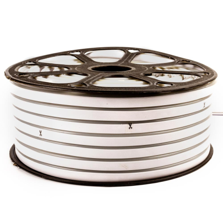 Светодиодный неон белый теплый 12V smd2835 120LED/м 6W/м IP65 8х16мм PVC AVT-NEON